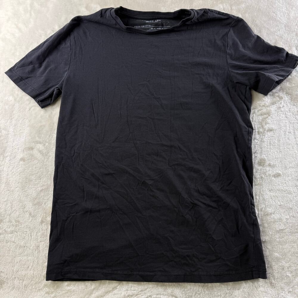 Projek Raw Liquid Cotton T-Shirt Men's Small Black Short Sleeve